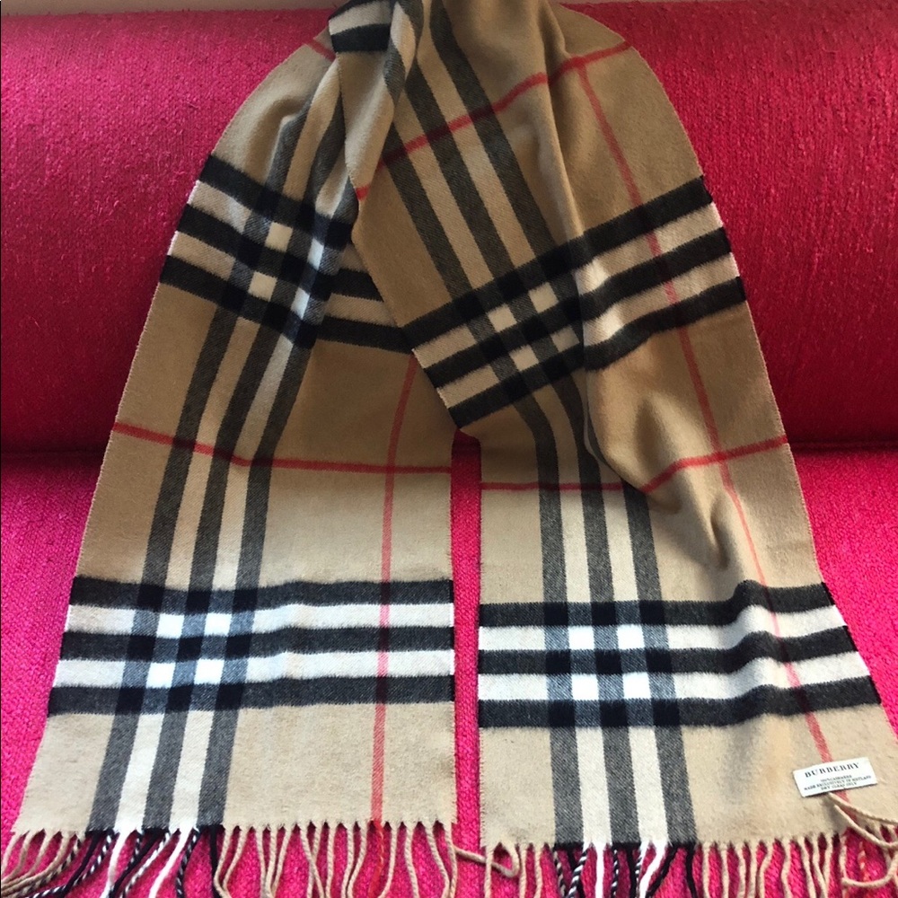 Authentic Burberry Cashmere Scarf